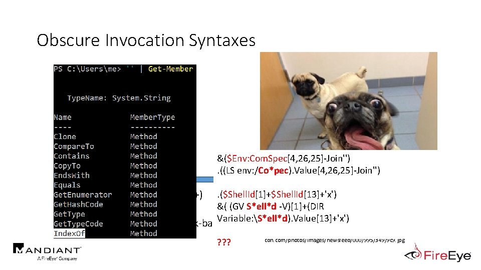 Obscure Invocation Syntaxes 1. 2. 3. 4. 5. 6. 7. 8. 9. 10. 11.