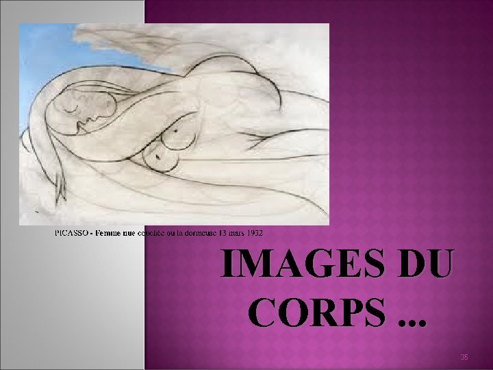 IMAGES DU CORPS. . . 35 