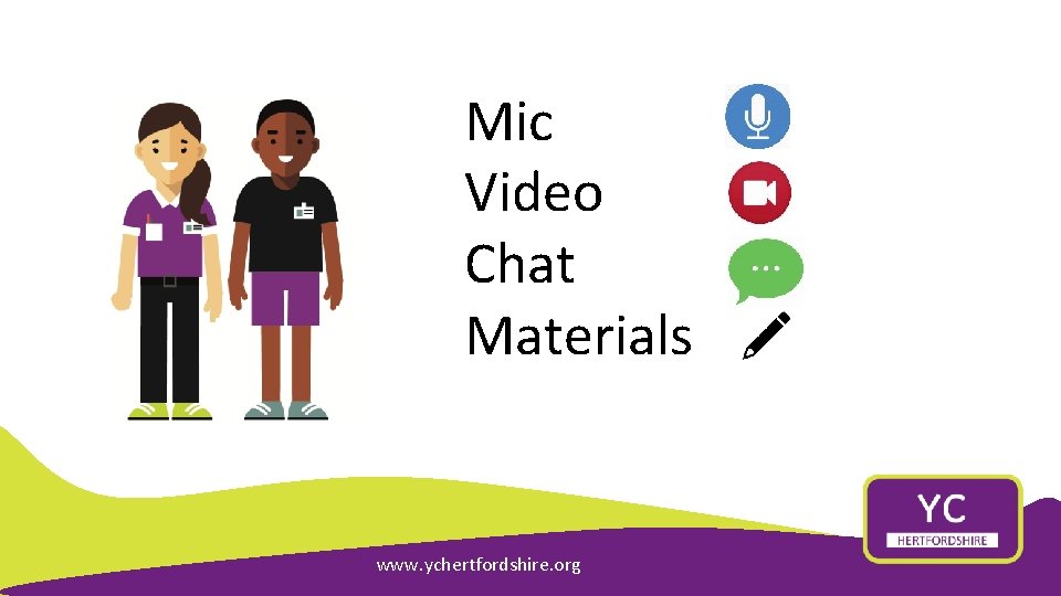 Mic Video Chat Materials www. ychertfordshire. org 