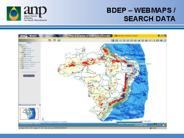 BDEP – WEBMAPS / SEARCH DATA 