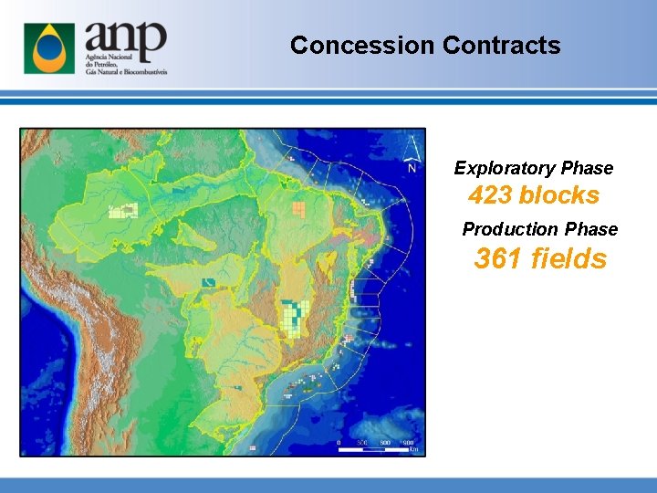 Concession Contracts Exploratory Phase 423 blocks Production Phase 361 fields 