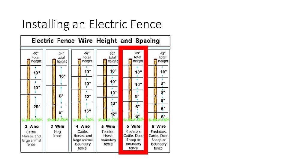 Installing an Electric Fence 