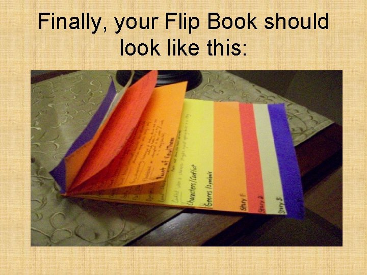 Finally, your Flip Book should look like this: 