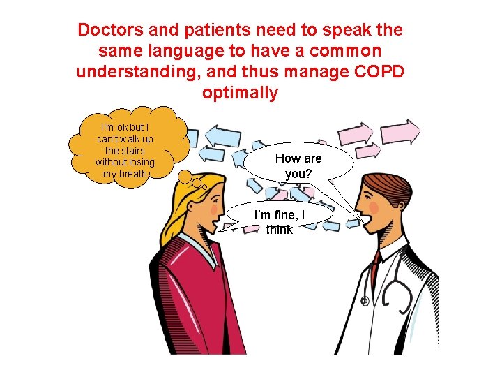 Doctors and patients need to speak the same language to have a common understanding,