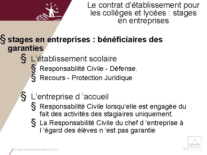 Le contrat d’établissement pour les collèges et lycées : stages en entreprises § stages