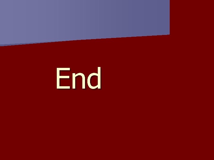 End 