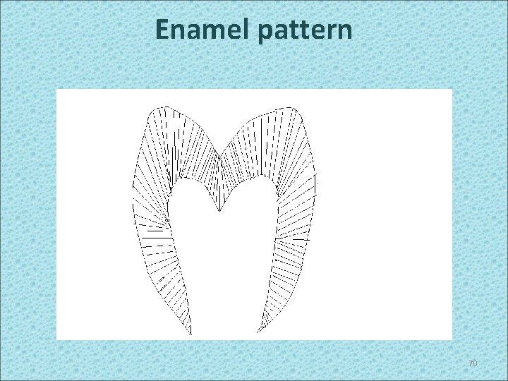 Enamel pattern 70 
