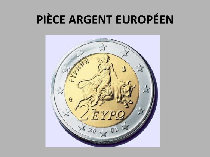 PIÈCE ARGENT EUROPÉEN 