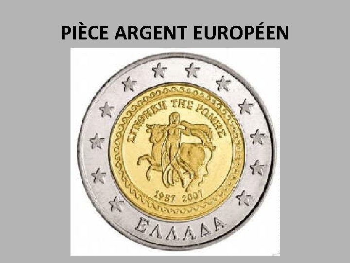 PIÈCE ARGENT EUROPÉEN 