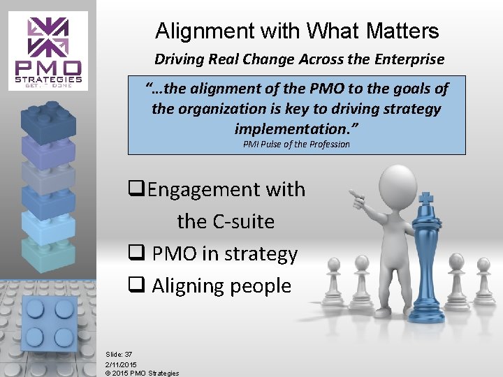 Alignment with What Matters Driving Real Change Across the Enterprise “…the alignment of the