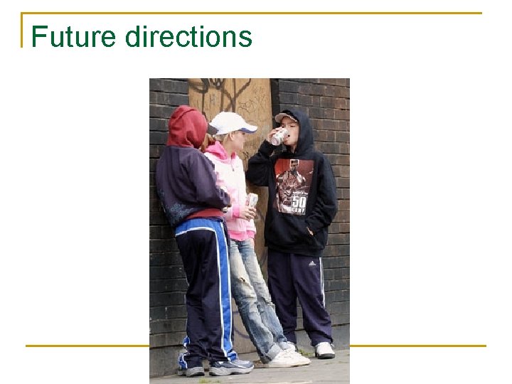 Future directions 