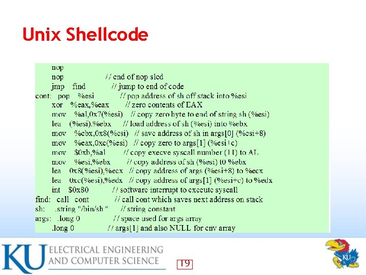 Unix Shellcode 19 