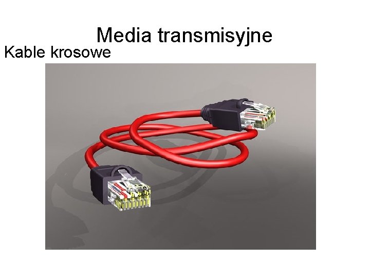 Media transmisyjne Kable krosowe 