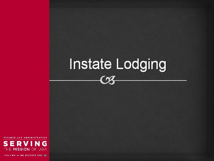 Instate Lodging 