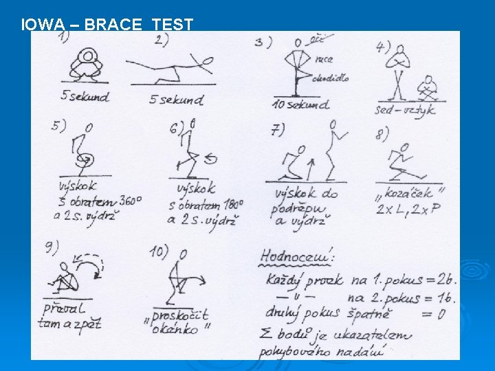 IOWA – BRACE TEST 