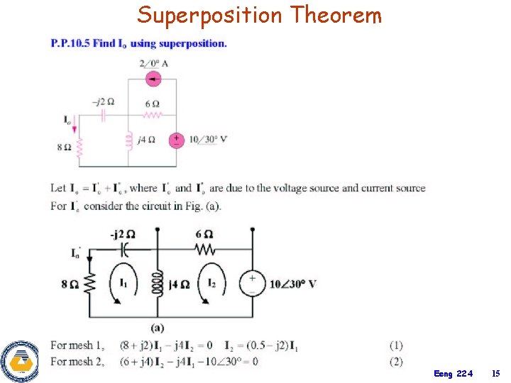 Superposition Theorem Eeng 224 15 