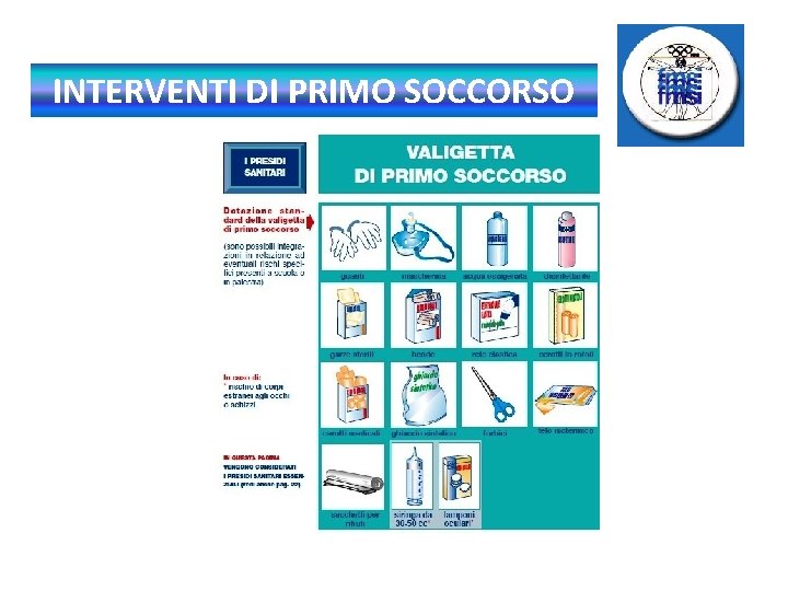 INTERVENTI DI PRIMO SOCCORSO 