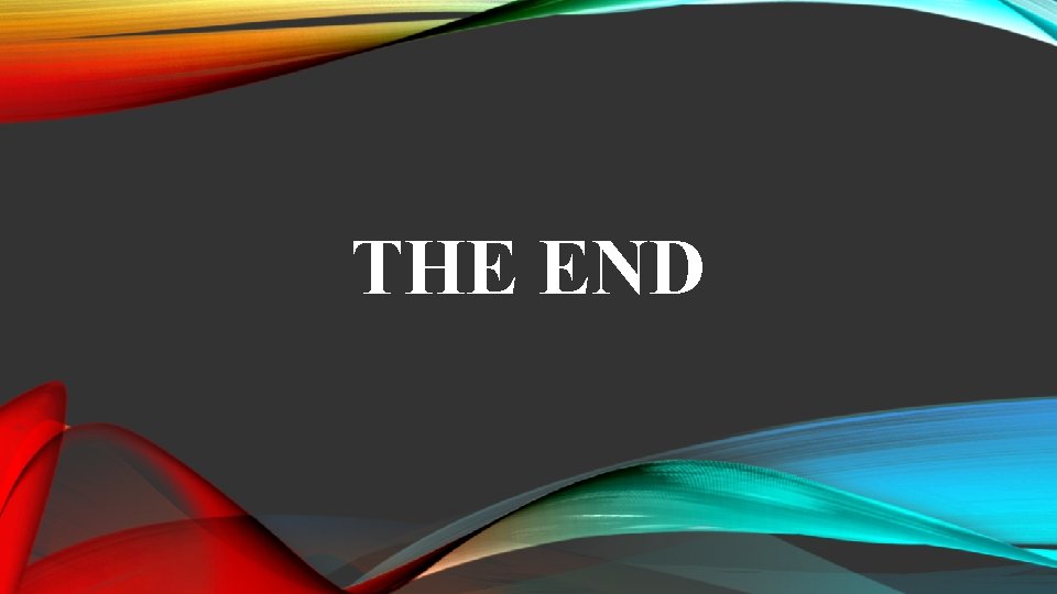 THE END 