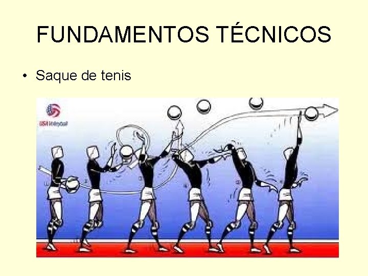 FUNDAMENTOS TÉCNICOS • Saque de tenis 