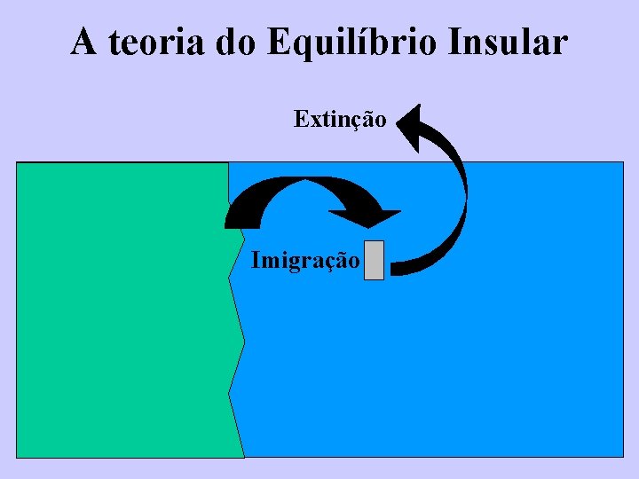 A teoria do Equilíbrio Insular Extinção Imigração 