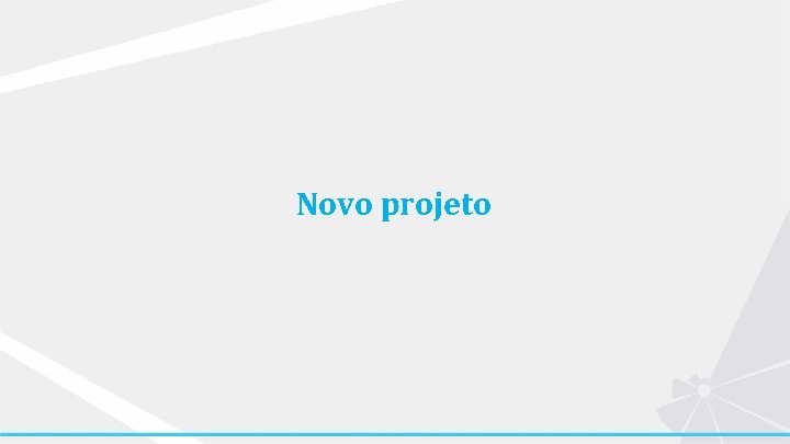 Novo projeto 