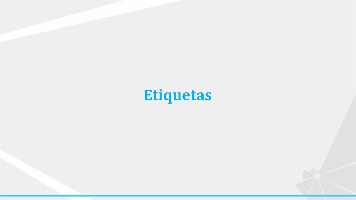 Etiquetas 