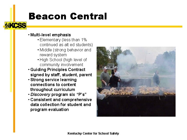 Beacon Central • Multi-level emphasis • Elementary (less than 1% continued as alt ed