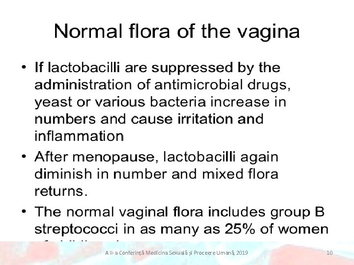 A II-a Conferință Medicina Sexuală și Proceere Umană, 2019 10 