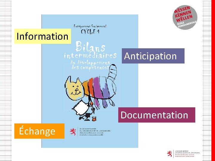 Information Anticipation Documentation Échange 