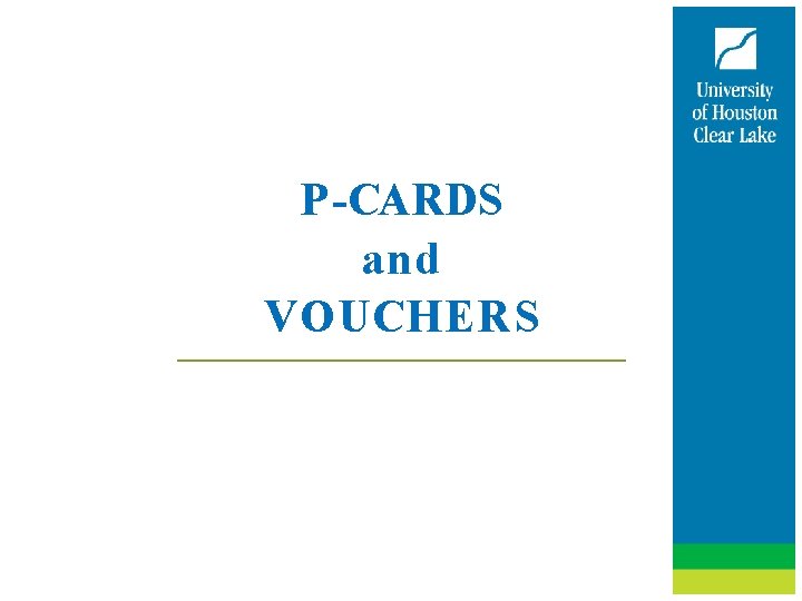 P-CARDS and VOUCHER S 