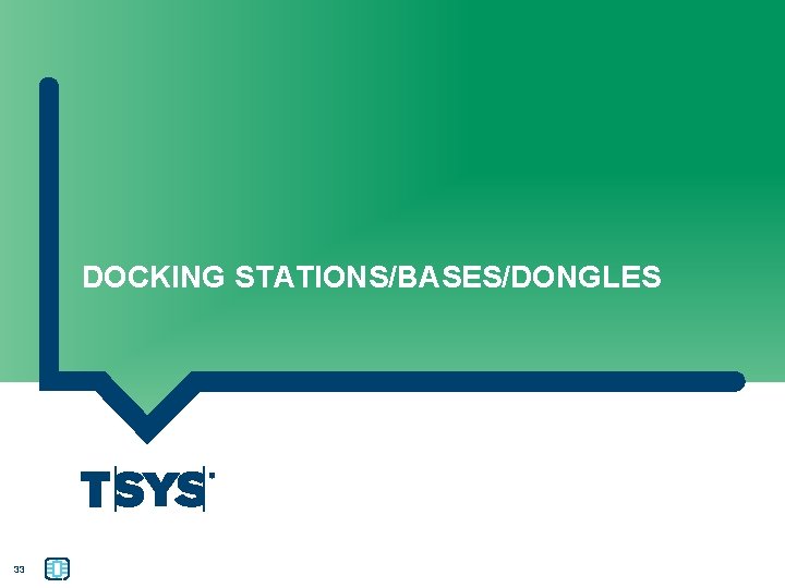 DOCKING STATIONS/BASES/DONGLES 33 