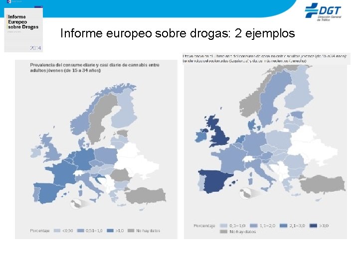 Informe europeo sobre drogas: 2 ejemplos 