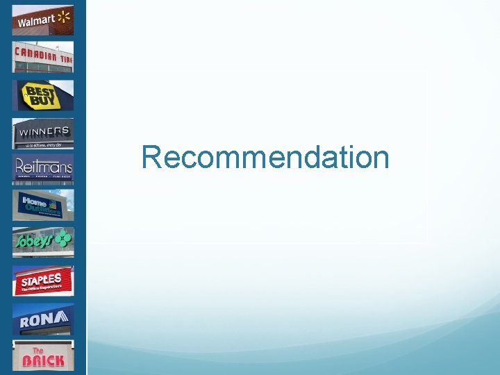 Recommendation 
