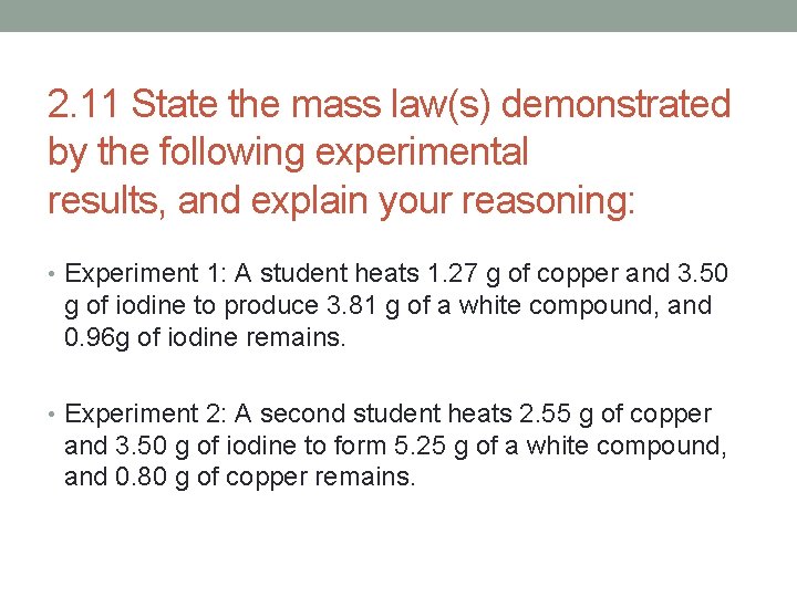CHAPTER 2 CH 7 PROBLEM SOLVING CLASS R