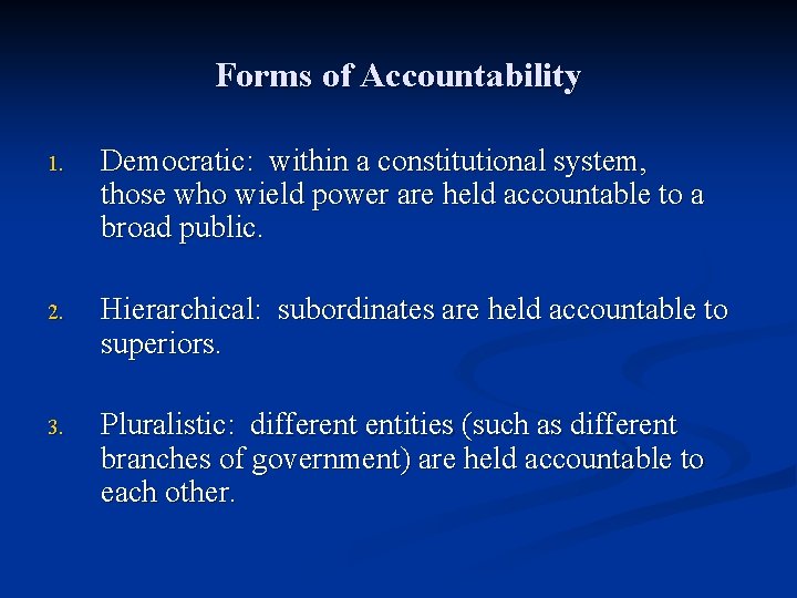 Global Governance and Democratic Accountability Robert O Keohane