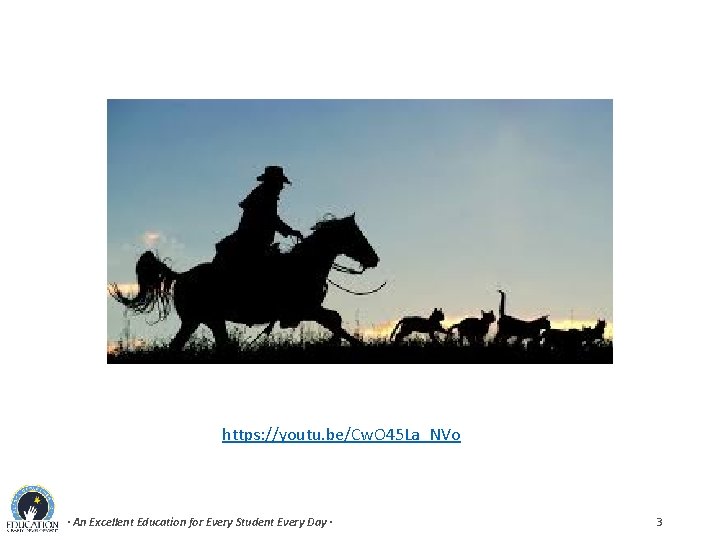 https: //youtu. be/Cw. O 45 La_NVo · An Excellent Education for Every Student Every