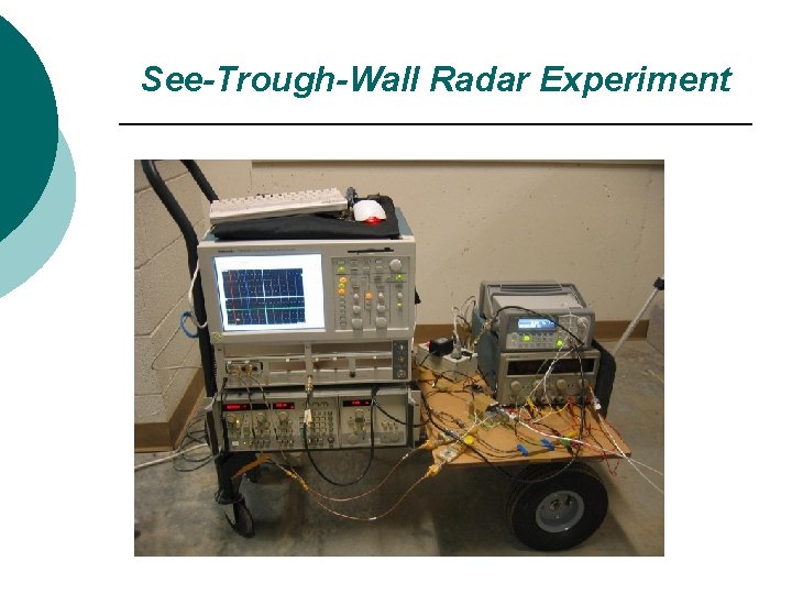 See-Trough-Wall Radar Experiment 