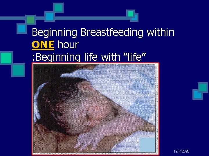 Beginning Breastfeeding within ONE hour : Beginning life with “life” WBW 2007 2 12/7/2020