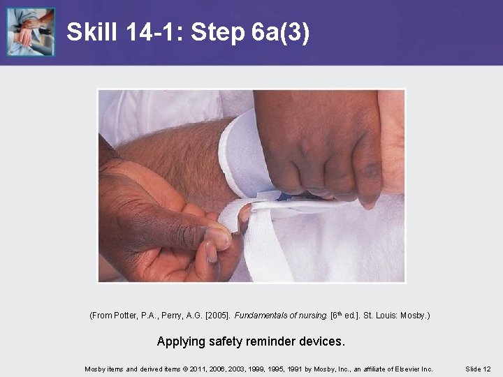 Skill 14 -1: Step 6 a(3) (From Potter, P. A. , Perry, A. G. Skill 14 -1: Step 6 a(3) (From Potter, P. A. , Perry, A. G.