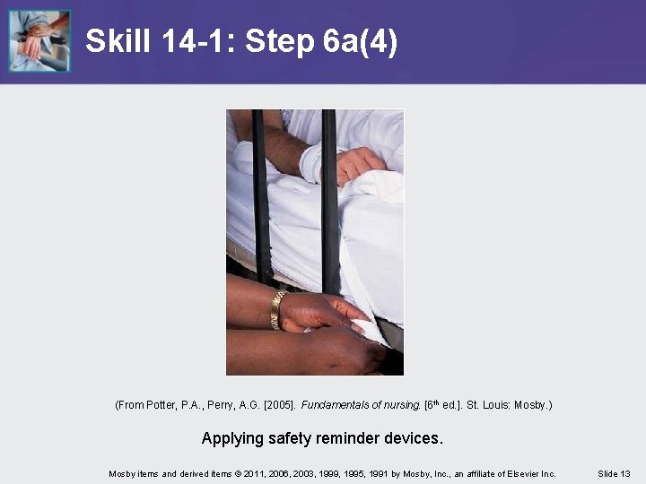 Skill 14 -1: Step 6 a(4) (From Potter, P. A. , Perry, A. G. Skill 14 -1: Step 6 a(4) (From Potter, P. A. , Perry, A. G.