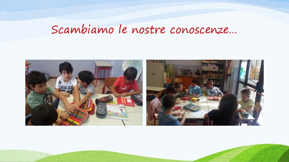 Scambiamo le nostre conoscenze… 