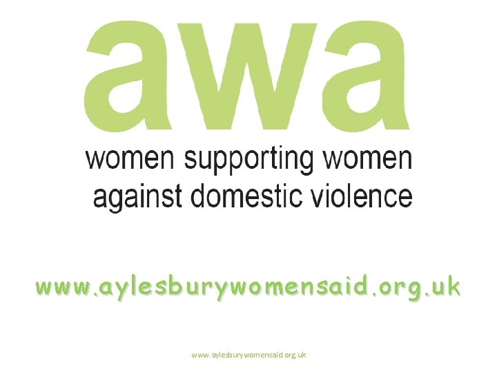www. aylesburywomensaid. org. uk 