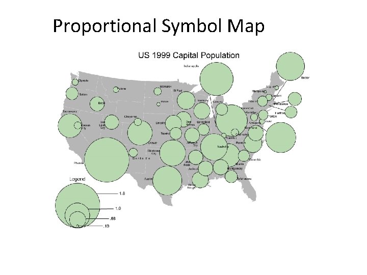 Proportional Symbol Map 