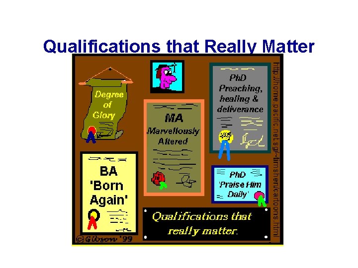 Qualifications that Really Matter 