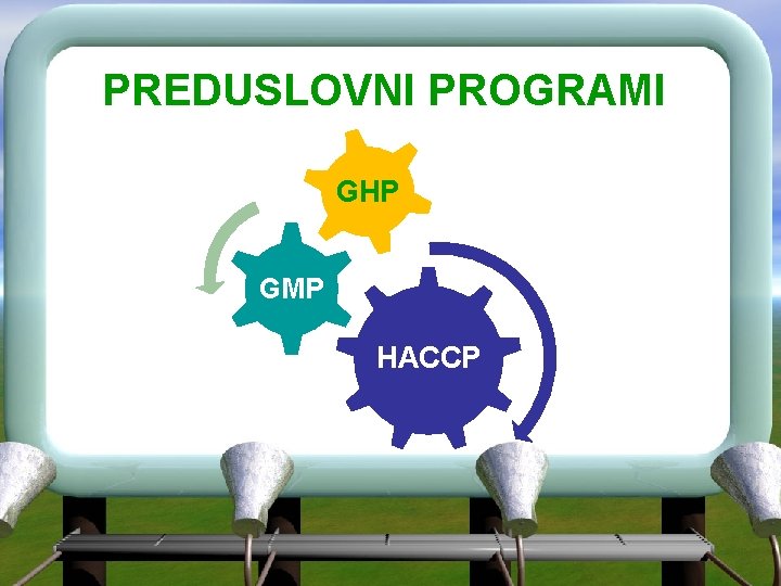 PREDUSLOVNI PROGRAMI GHP GMP HACCP 