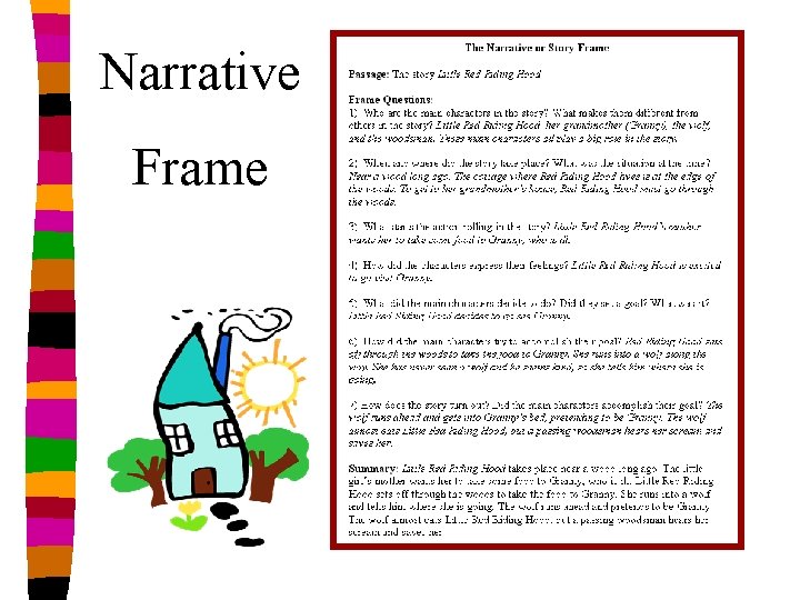 Narrative Frame Narrative Frame