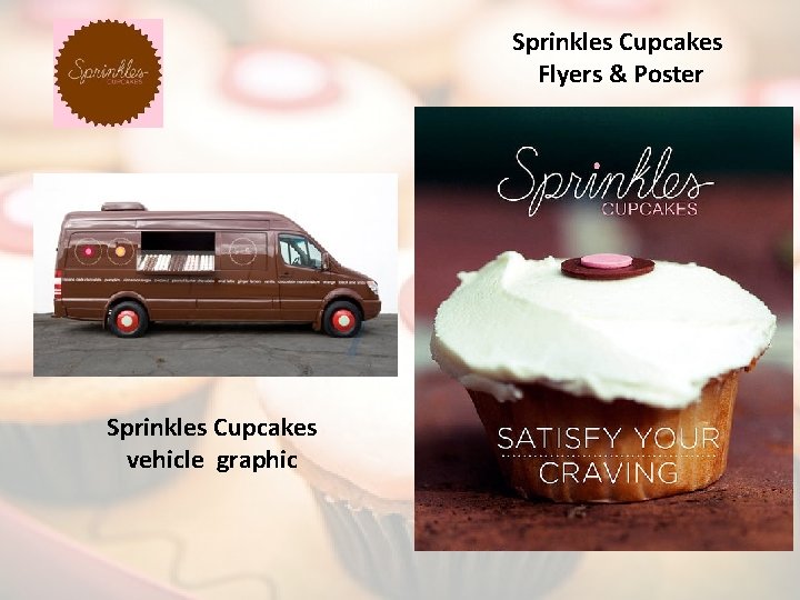 Sprinkles Cupcakes Flyers & Poster Sprinkles Cupcakes vehicle graphic 
