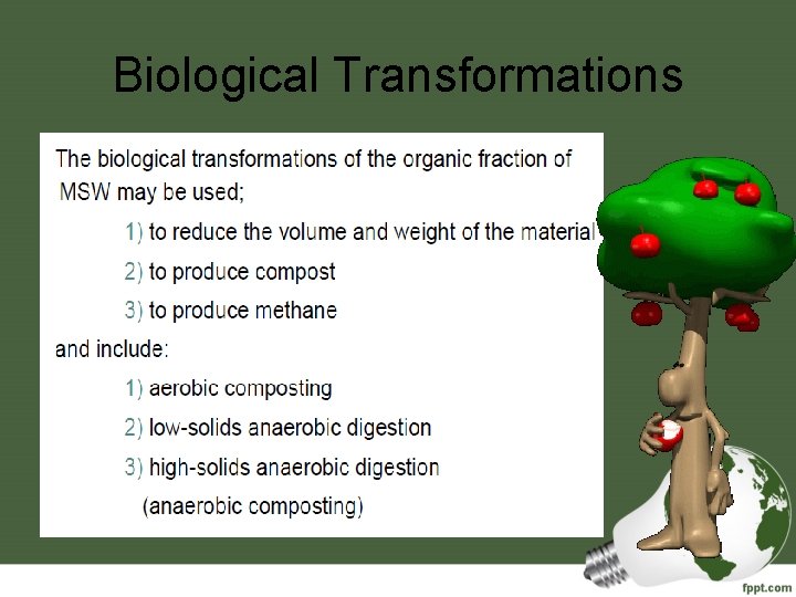 Biological Transformations 