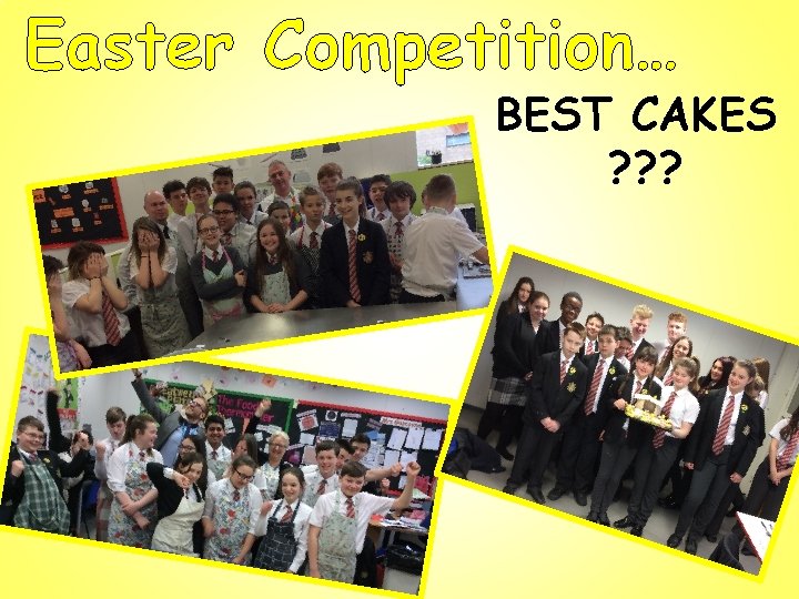 Easter Competition… BEST CAKES ? ? ? 