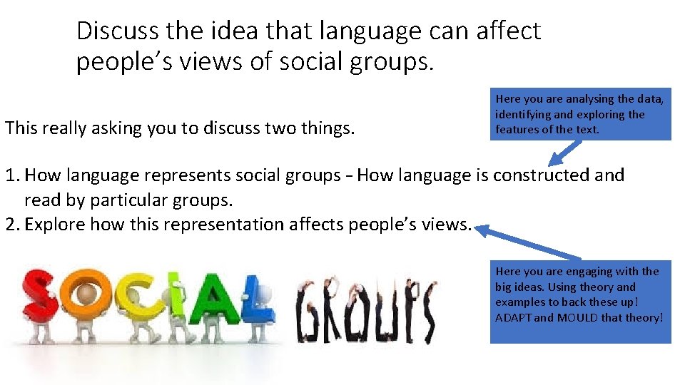 Discuss the idea that language can affect people’s views of social groups. This really